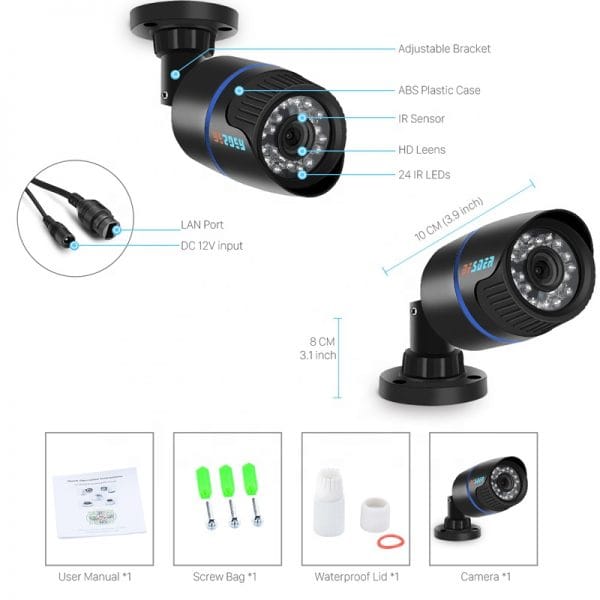 Camera Video IP POE 2MP IR MD - imagine 8