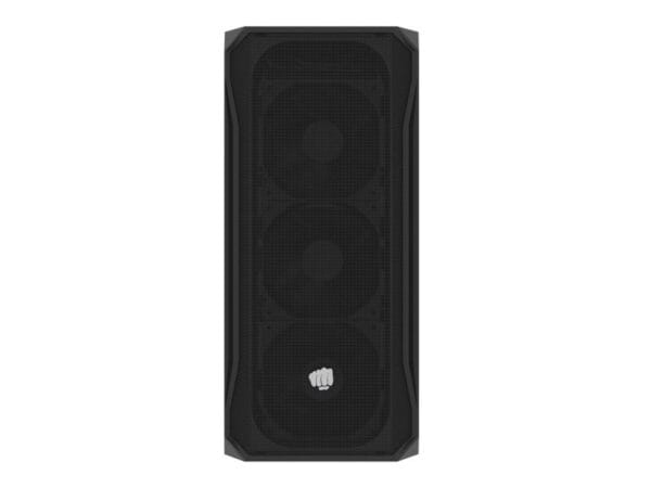 Carcasa FURY SHOBO SH4F Mid Tower NEGRU, Tempered Glass, Sloturi Expansiune 7, Drive Bays: 2x3.5" 2x2.5", Ventilatoare Suportate: 8 (spate: 1x120mm, fata: 3x120mm sau 3x140mm, sus: 2x120mm sau 1x140mm, jos: 2x120mm), Ventilatoare Incluse: 4 (4x120mm), Format Placa De Baza Suportat: Mini-ITX - imagine 2