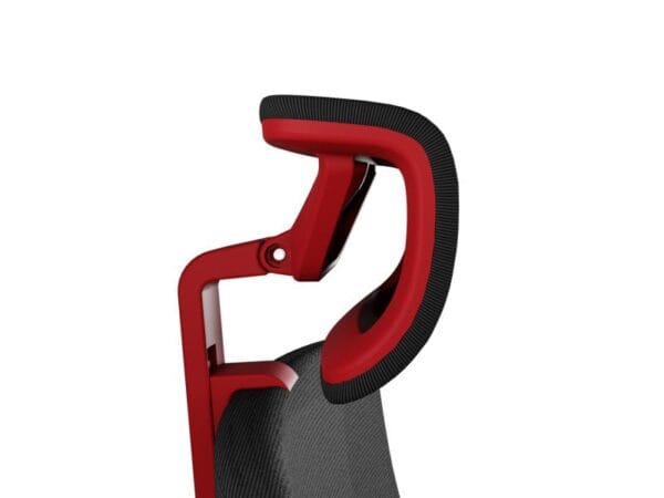 Scaun gaming Genesis Astat 700 G2, material Mesh PureFlow Plus, reglabil pe inaltime, greutate maxima suportata 120 kg, inaltime scaun reglabil 27.5 - 34.5 cm, spatar ajustabil 135?, dimensiuni roti 60mm,  echipat cu piston cu gaz clasa 4, negru/rosu - imagine 9