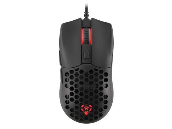 Mouse gaming cu fir Genesis Krypton 750, senzor optic Pixart PAW3333, interfata USB, rezolutie maxima 8000 DPI, numar butoane programabile 6, iluminare RGB, switch mecanic Huano, alb - imagine 3