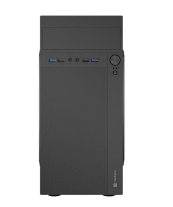 Carcasa NATEC HELIX Mini Tower NEGRU, Sloturi Expansiune 4, Drive Bays: 3x3.5" 5x2.5" 1x5.25", Ventilatoare Suportate: 3 (spate: 1x80mm, lateral: 1x120mm, fata: 1x120mm), Ventilatoare Incluse: 1 (spate: 1x80mm), Format Placa De Baza Suportat: Mini-ITX, Micro-ATX, Lungime Maxima Placa Video: 330mm - imagine 3