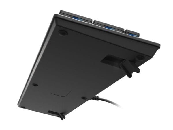 Tastatura gaming mecanica cu fir Genesis Thor 420 , iluminare RGB, switch Content Slim Blue, numar taste 104, 12 butoane multimedia, lungime cablu 165m, dimensiuni 418 x 113 x 24 mm, gri - imagine 5