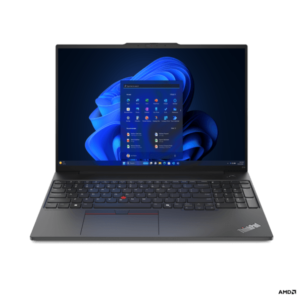 Laptop Lenovo ThinkPad E16 Gen 2 (AMD); 16" WUXGA (1920x1200) IPS 300nits Anti-glare, 45% NTSC; AMD Ryzen? 5 7535HS (6C / 12T, 3.3 / 4.55GHz, 3MB L2 / 16MB L3); Video Integrated AMD Radeon? 660M Graphics; RAM 2x 16GB SO-DIMM DDR5-4800; 1TB SSD M.2 2242 PCIe? 4.0x4 NVMe? Opal 2.0, Optical: no ODD; No - imagine 3