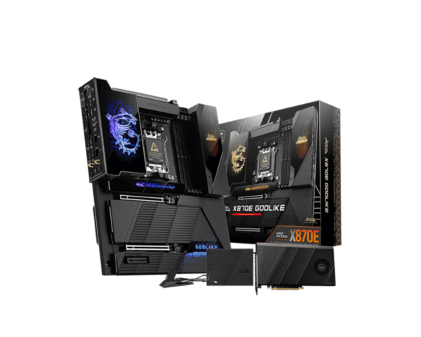 Placa de Baza MSI MEG X870E GODLIKE AM5, 4x DDR5, 2x Type-C, 2x PCIE 5.0 x16 1x PCIE 4.0 x4, 7x M.2, 4x SATA 6GB/s, E-ATX