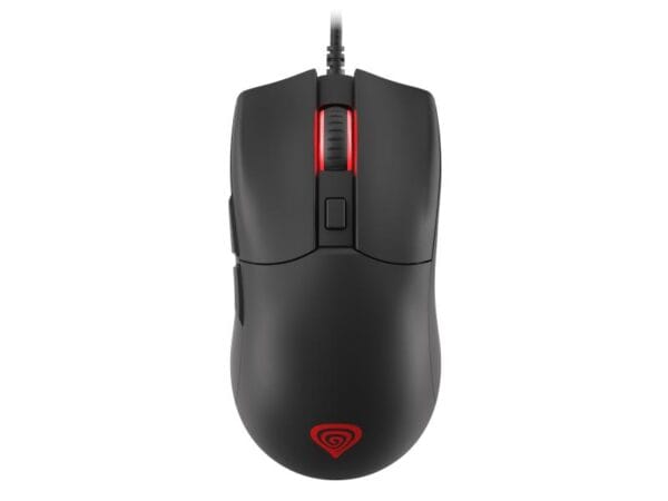 Mouse gaming cu fir Genesis Krypton 750, senzor optic Pixart PAW3333, interfata USB, rezolutie maxima 8000 DPI, numar butoane programabile 6, iluminare RGB, switch mecanic Huano, alb - imagine 2