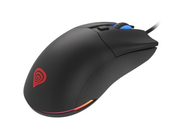 Mouse gaming cu fir Genesis Krypton 750, senzor optic Pixart PAW3333, interfata USB, rezolutie maxima 8000 DPI, numar butoane programabile 6, iluminare RGB, switch mecanic Huano, alb - imagine 9