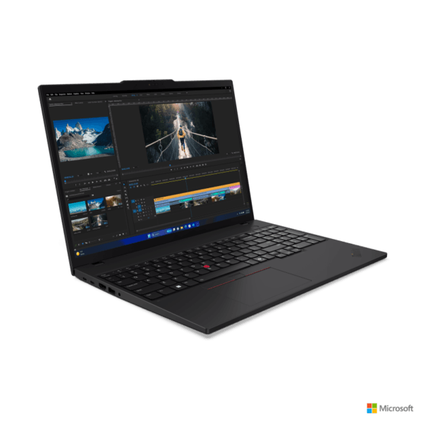 Laptop Lenovo ThinkPad T16 Gen 3; 16" WUXGA (1920x1200) IPS 400nits Anti-glare, 100% sRGB, Low Power; Intel? Core? Ultra 5 125U, 12C (2P + 8E + 2LPE) / 14T, Max Turbo up to 4.3GHz, 12MB; Video Integrated Intel? Graphics; RAM 1x 32GB SO-DIMM DDR5-5600; 1TB SSD M.2 2280 PCIe? 4.0x4 Performance NVMe?