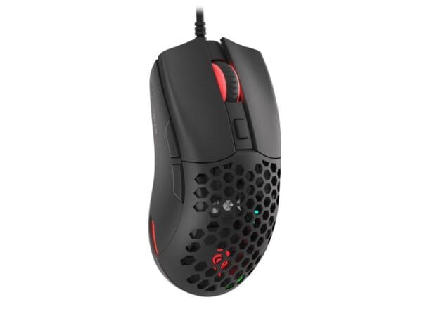 Mouse gaming cu fir Genesis Krypton 750, senzor optic Pixart PAW3333, interfata USB, rezolutie maxima 8000 DPI, numar butoane programabile 6, iluminare RGB, switch mecanic Huano, alb - imagine 5