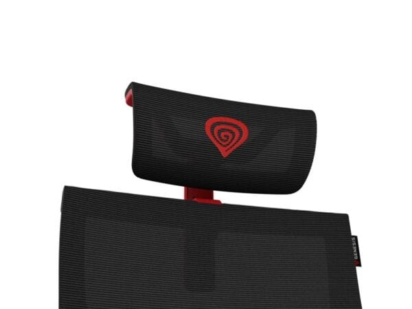 Scaun gaming Genesis Astat 700 G2, material Mesh PureFlow Plus, reglabil pe inaltime, greutate maxima suportata 120 kg, inaltime scaun reglabil 27.5 - 34.5 cm, spatar ajustabil 135?, dimensiuni roti 60mm,  echipat cu piston cu gaz clasa 4, negru/rosu - imagine 8