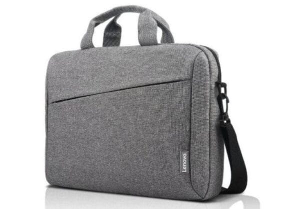 Lenovo 15.6-inch Laptop Casual Toploader T210 Grey; Product Weight: 430 g; Warranty Period: 1 year; Special/Added Features: Snow yarn polyester fabric; Quick access pocket; Padded interior; Adjustable shoulder strap; Outside Fabric Material: Polyester; Fits Up To (L x D x H): 15.6"; Color: Grey - imagine 2