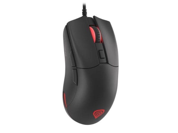 Mouse gaming cu fir Genesis Krypton 750, senzor optic Pixart PAW3333, interfata USB, rezolutie maxima 8000 DPI, numar butoane programabile 6, iluminare RGB, switch mecanic Huano, alb - imagine 4