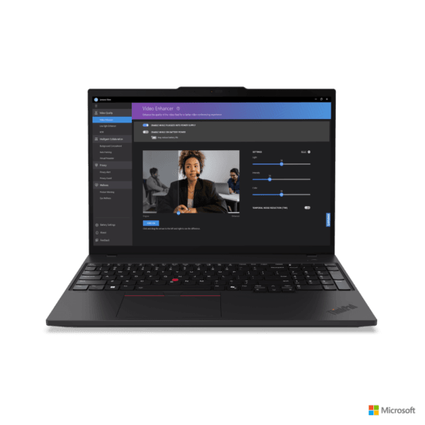 Laptop Lenovo ThinkPad T16 Gen 3; 16" WUXGA (1920x1200) IPS 400nits Anti-glare, 100% sRGB, Low Power; Intel? Core? Ultra 5 125U, 12C (2P + 8E + 2LPE) / 14T, Max Turbo up to 4.3GHz, 12MB; Video Integrated Intel? Graphics; RAM 1x 32GB SO-DIMM DDR5-5600; 1TB SSD M.2 2280 PCIe? 4.0x4 Performance NVMe? - imagine 7