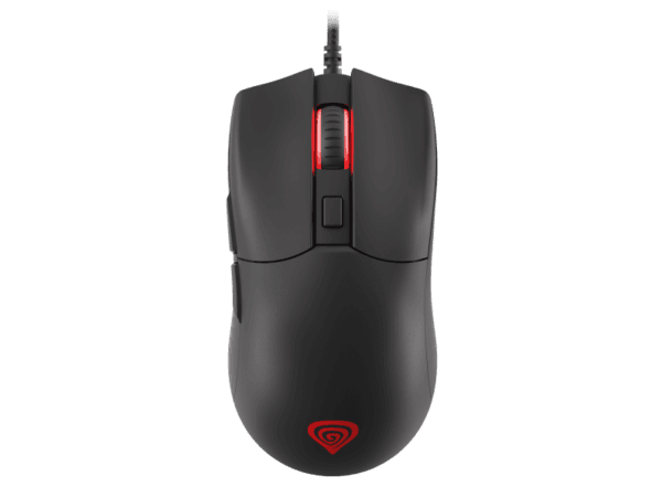 Mouse gaming cu fir Genesis Krypton 750, senzor optic Pixart PAW3333, interfata USB, rezolutie maxima 8000 DPI, numar butoane programabile 6, iluminare RGB, switch mecanic Huano, alb