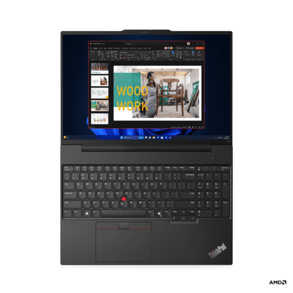 Laptop Lenovo ThinkPad E16 Gen 2 (AMD); 16" WUXGA (1920x1200) IPS 300nits Anti-glare, 45% NTSC; AMD Ryzen? 5 7535HS (6C / 12T, 3.3 / 4.55GHz, 3MB L2 / 16MB L3); Video Integrated AMD Radeon? 660M Graphics; RAM 2x 16GB SO-DIMM DDR5-4800; 1TB SSD M.2 2242 PCIe? 4.0x4 NVMe? Opal 2.0, Optical: no ODD; No - imagine 9