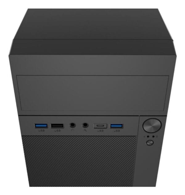 Carcasa NATEC HELIX Mini Tower NEGRU USB C, Sloturi Expansiune 4, Drive Bays: 3x3.5" 5x2.5" 1x5.25", Ventilatoare Suportate: 3 (spate: 1x80mm, lateral: 1x120mm, fata: 1x120mm), Ventilatoare Incluse: 1 (spate: 1x80mm), Format Placa De Baza Suportat: Mini-ITX, Micro-ATX, Lungime Maxima Placa Video - imagine 9