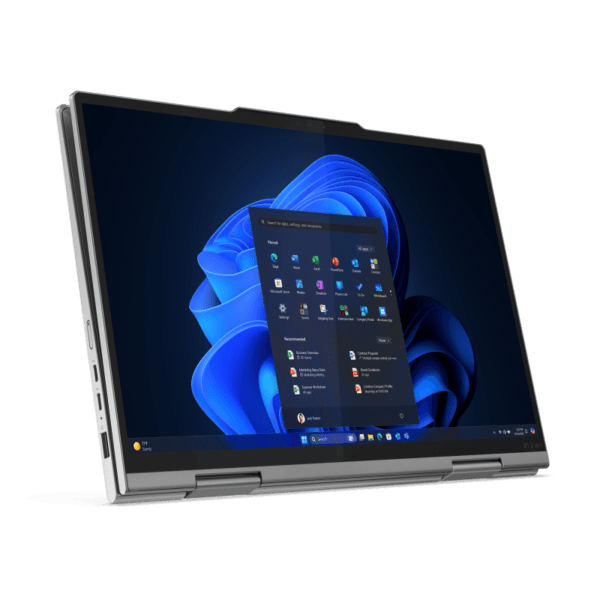 Laptop Lenovo ThinkPad X1 2-in-1 Gen 10; 14" 2.8K (2880x1800) OLED 500nits Anti-reflection / Anti-smudge, 100% DCI-P3, 120Hz VRR, DisplayHDR? True Black 500, Touch; Intel? Core? Ultra 7 258V, 8C (4P + 4LPE) / 8T, Max Turbo up to 4.8GHz, 12MB; Video Integrated Intel? Arc? Graphics 140V; RAM 1x 32GB - imagine 8