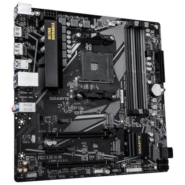 Placa de Baza GIGABYTE B550M DS3H R2 AM4, 4x DDR4, 1x DP 1x HDMI, 2x PCIE 4.0 x16 1x PCIE 3.0 x1, 2x M.2, 4x SATA 6GB/s, mATX - imagine 4