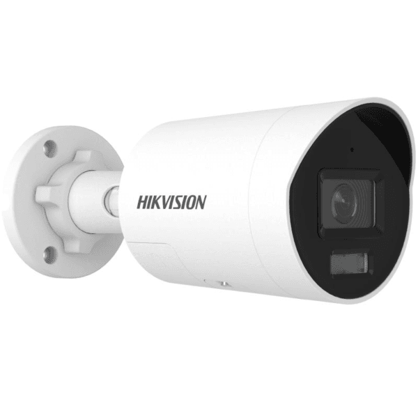 Camera de supraveghere IP Bullet 4MP Smart Hybrid Light with ColorVu Hikvision DS-2CD2047G3-LI2UY/SL(2.8MM), lentila fixa 2.8mm, iluminare min: Color: 0.0008 Lux @ (F1.0, AGC ON),0 Lux cu IR 40m, microfon incorporat, difuzor incorporat, interfata audio: 1/1, alarma: 1/1, slot card de memorie